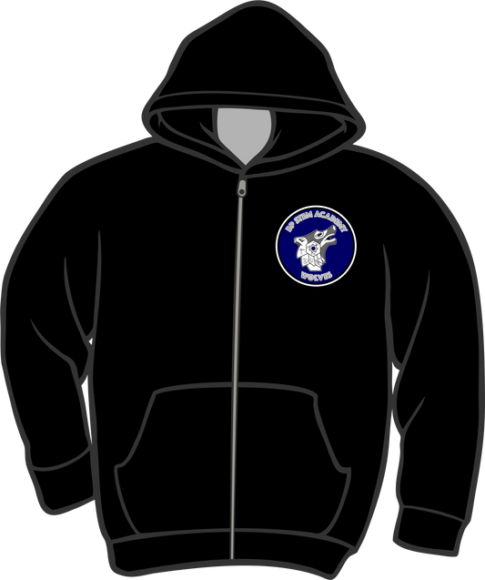 BP STEM Academy Black Zip-Up Hoodies