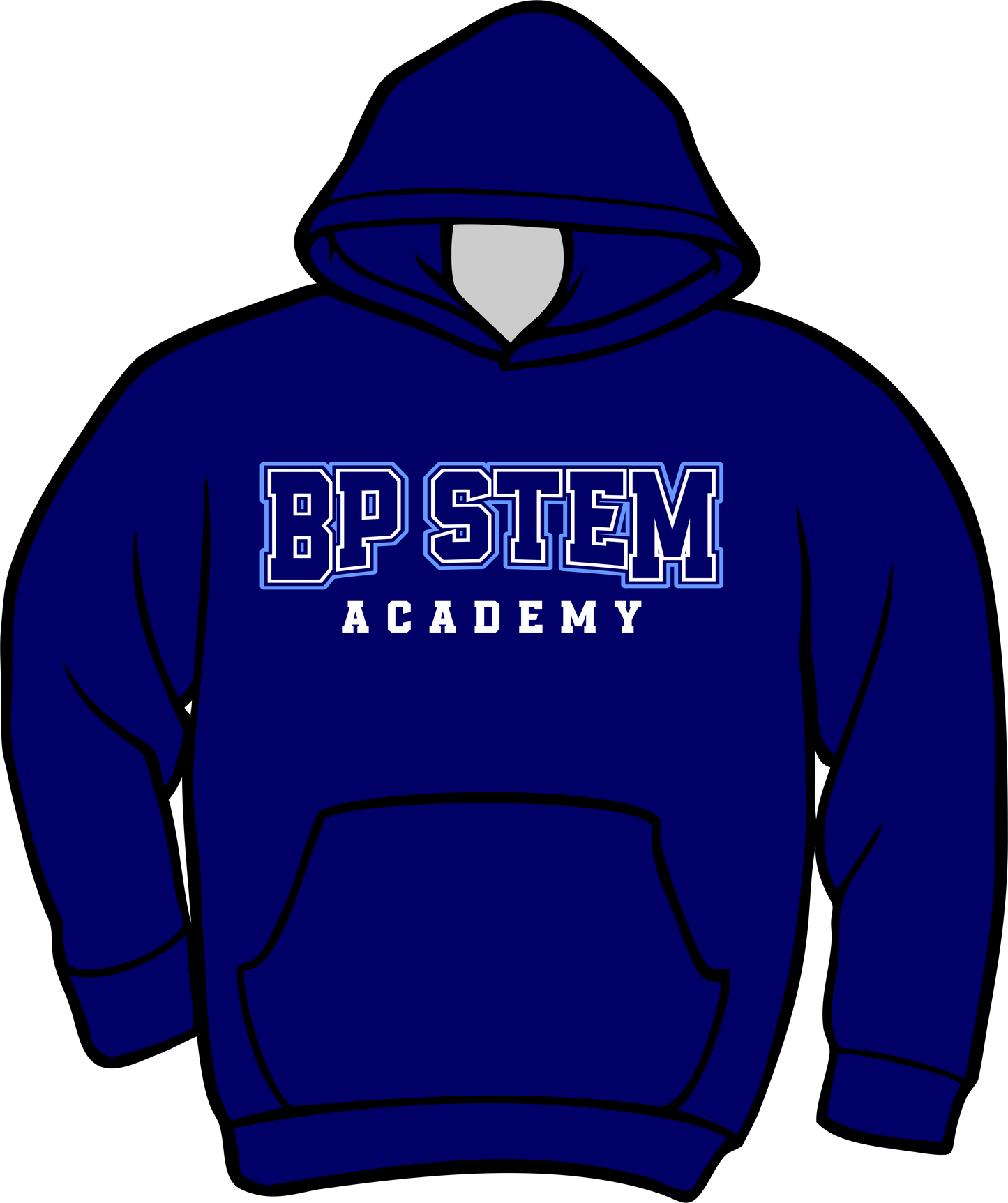 BP STEM NAVY HOODIE