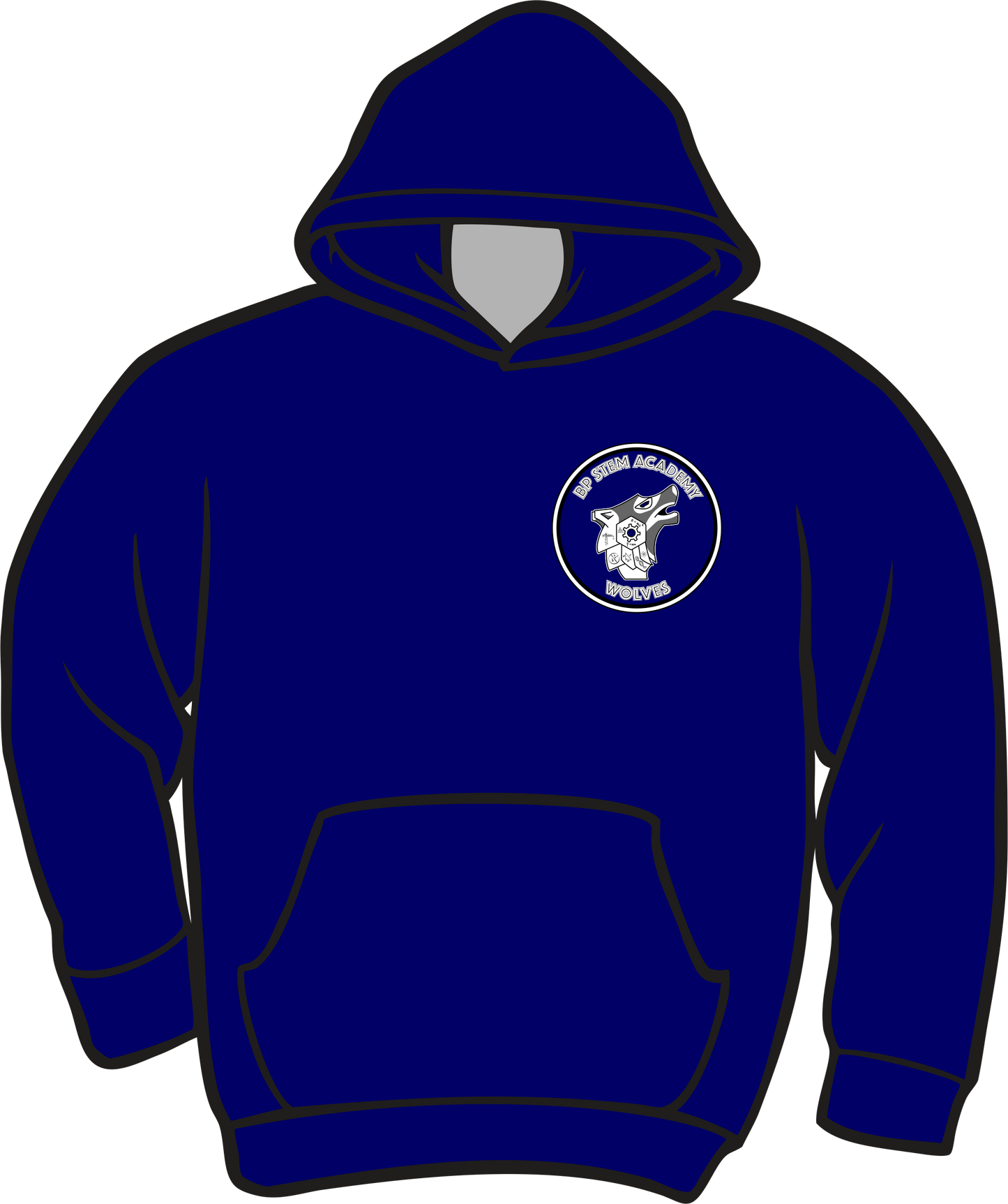 BP STEM Navy Hoodies with Patch
