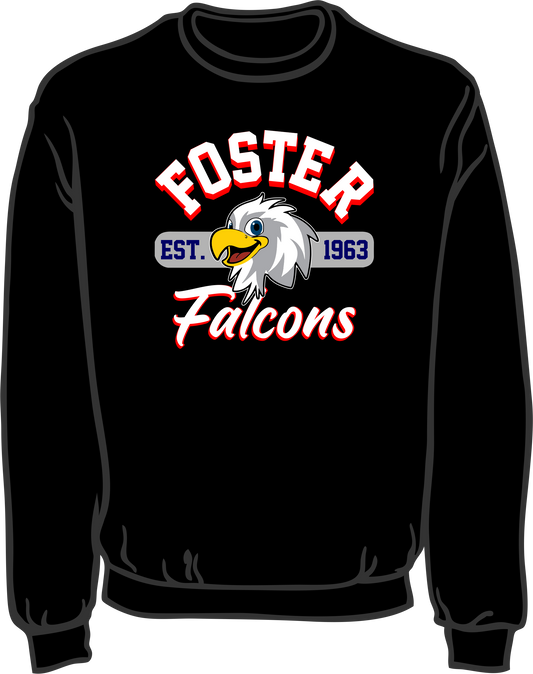 Foster Black Crewneck Sweater