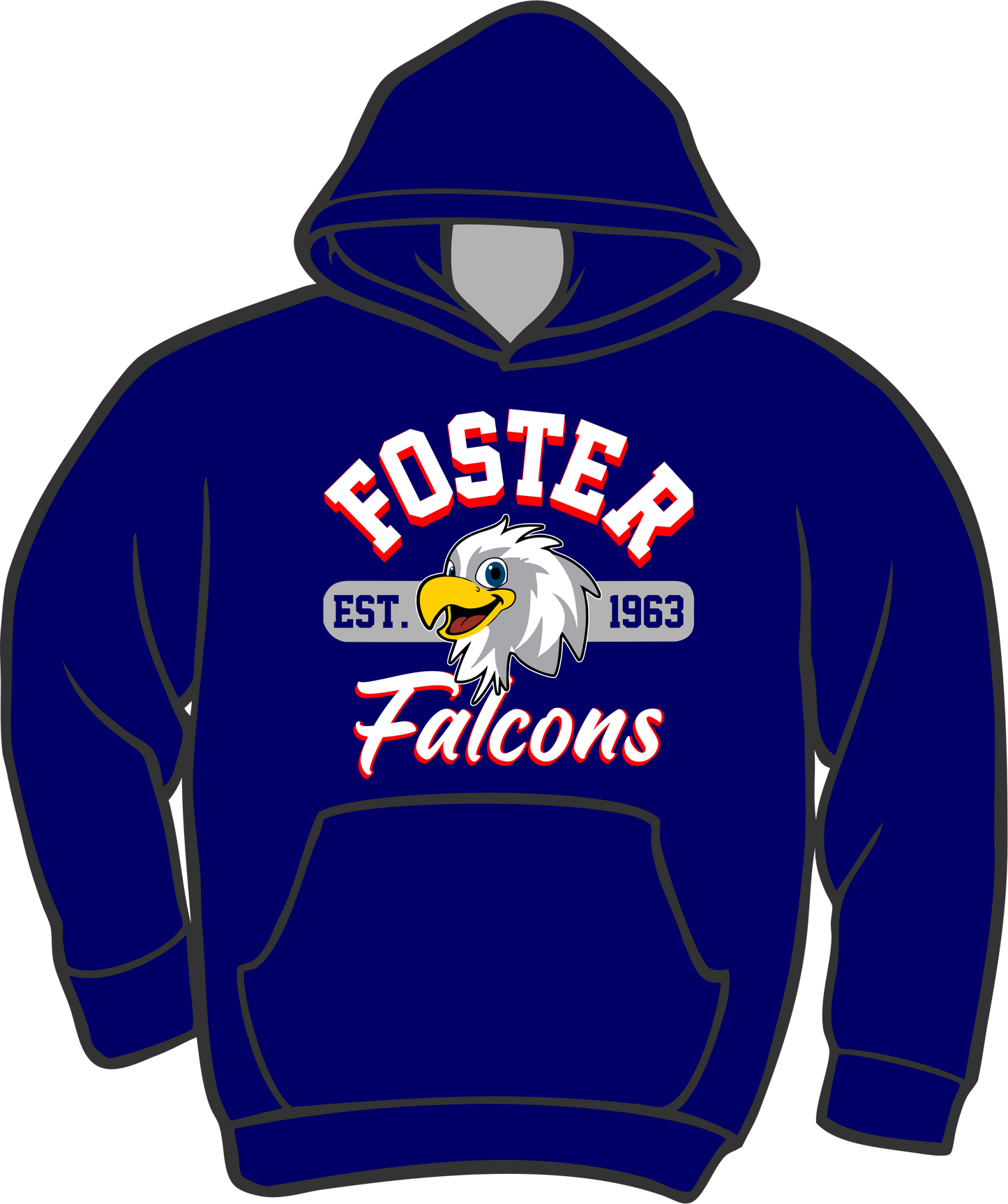 Foster Navy Hoodie