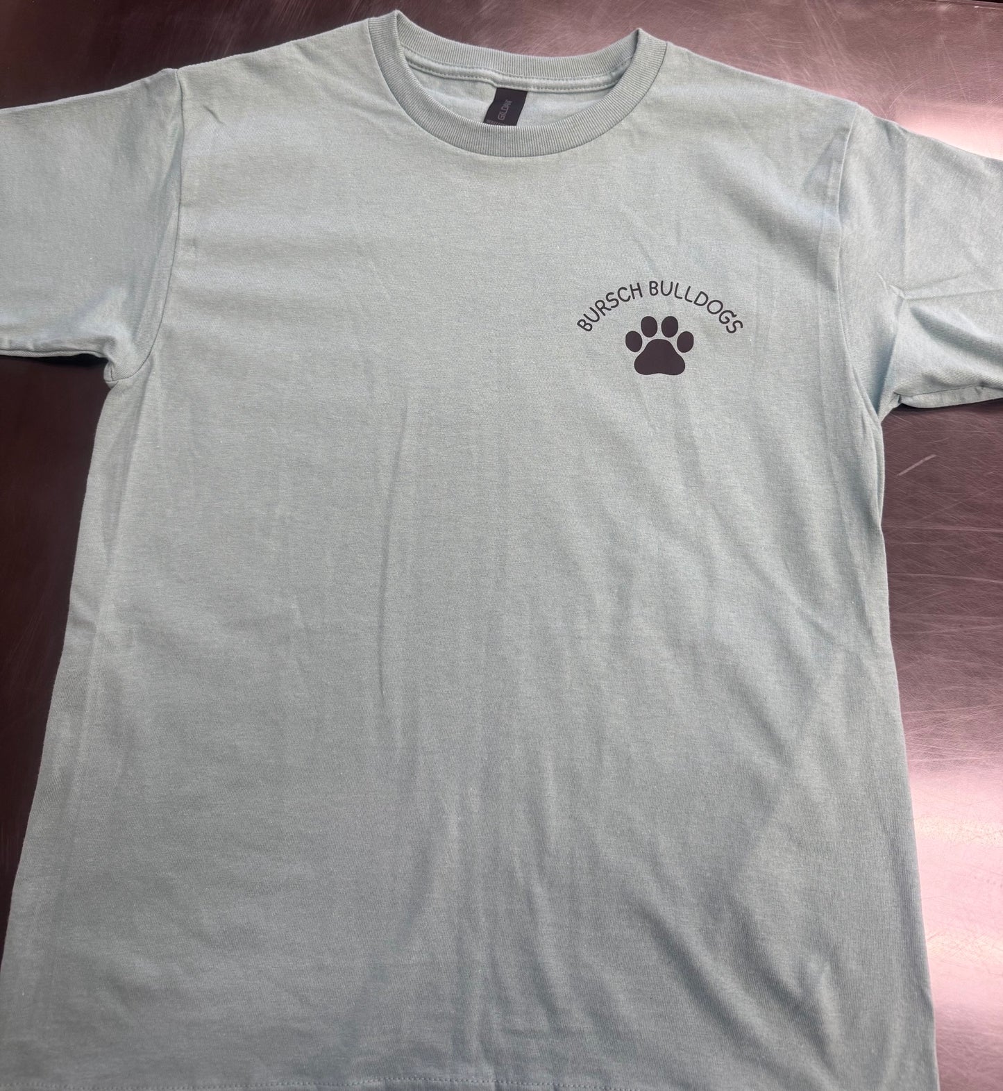Bursch Let's root for each other fundraiser shirt.