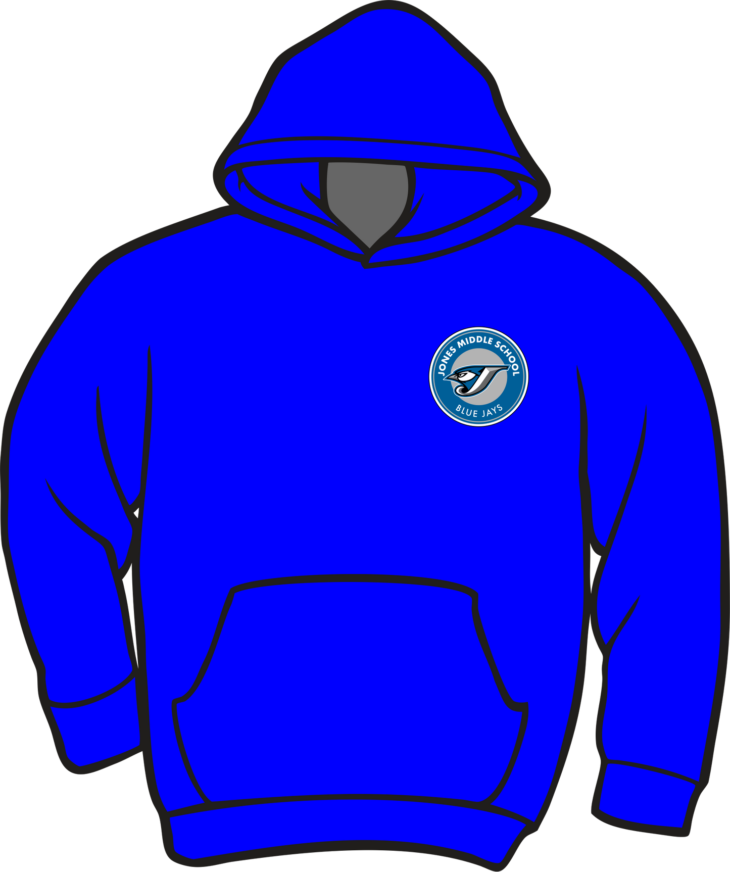 Jones Royal Blue Hoodie