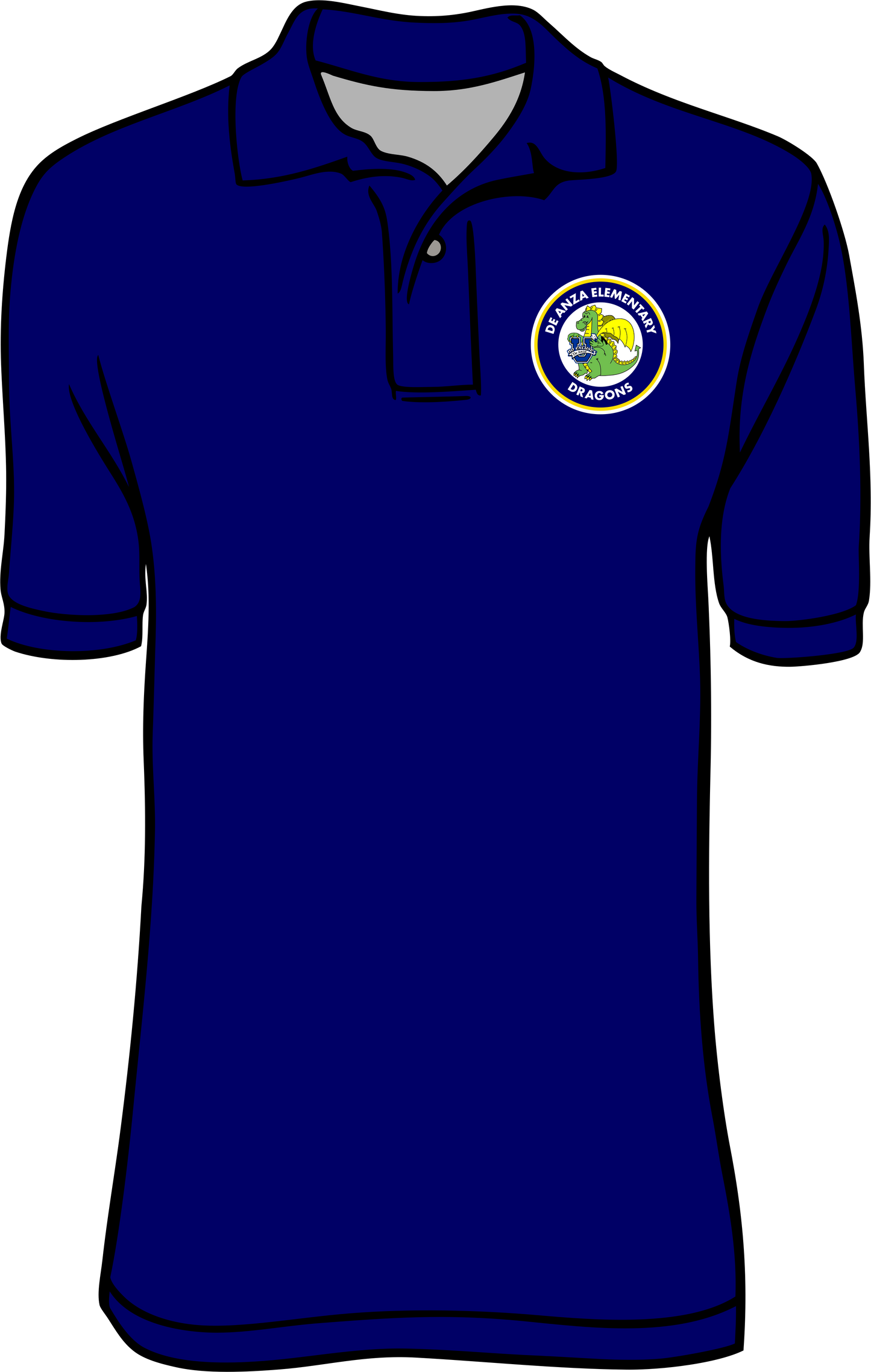 De Anza Navy Polo