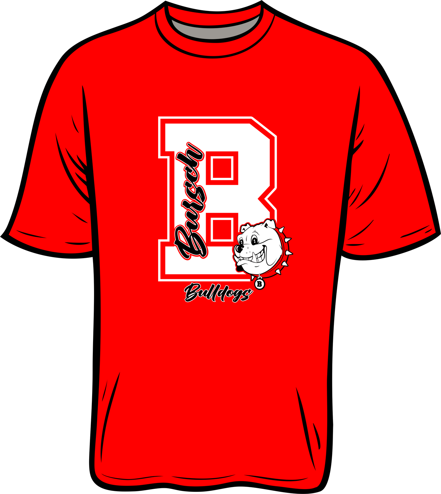 Bursch Red B Shirt
