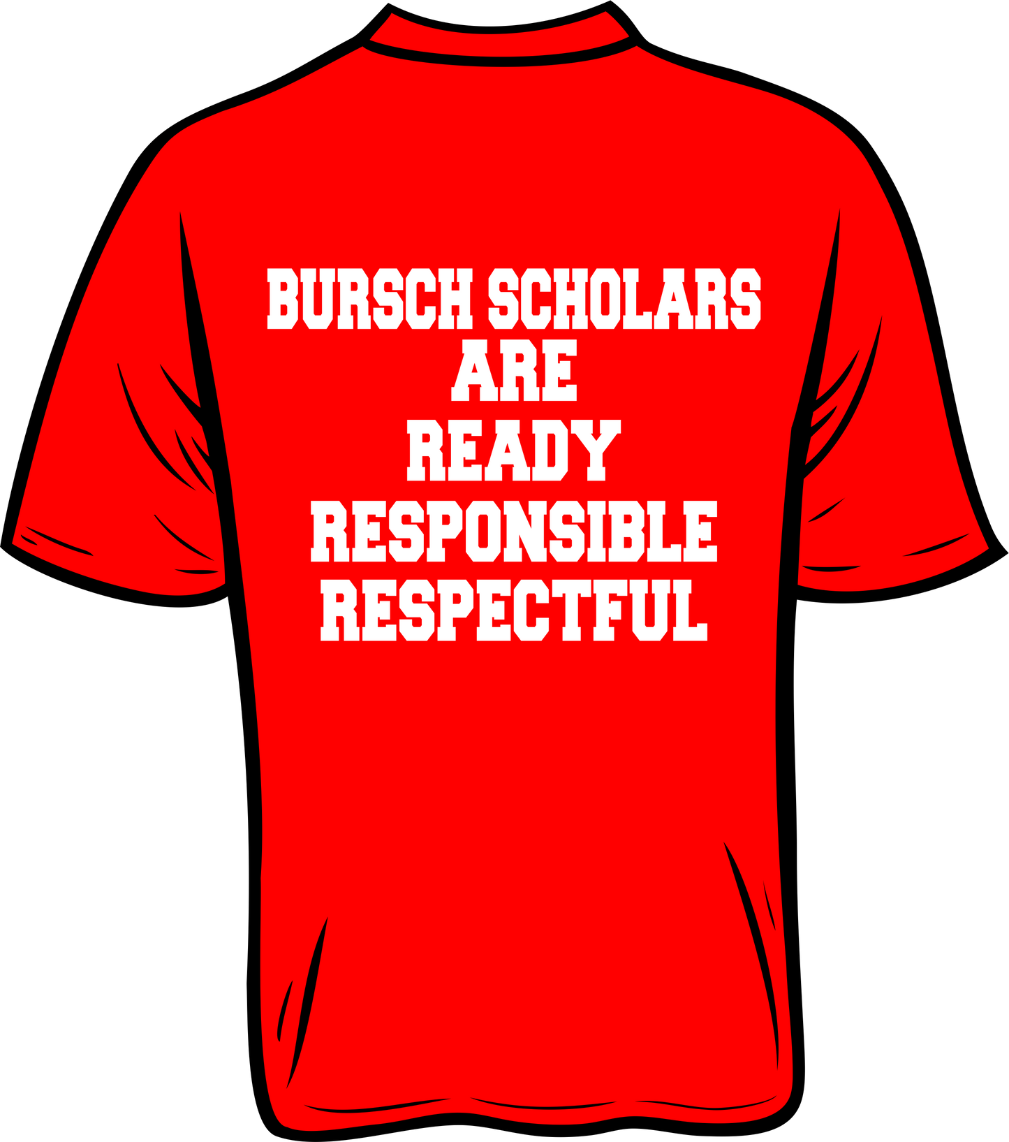 Bursch Red B Shirt