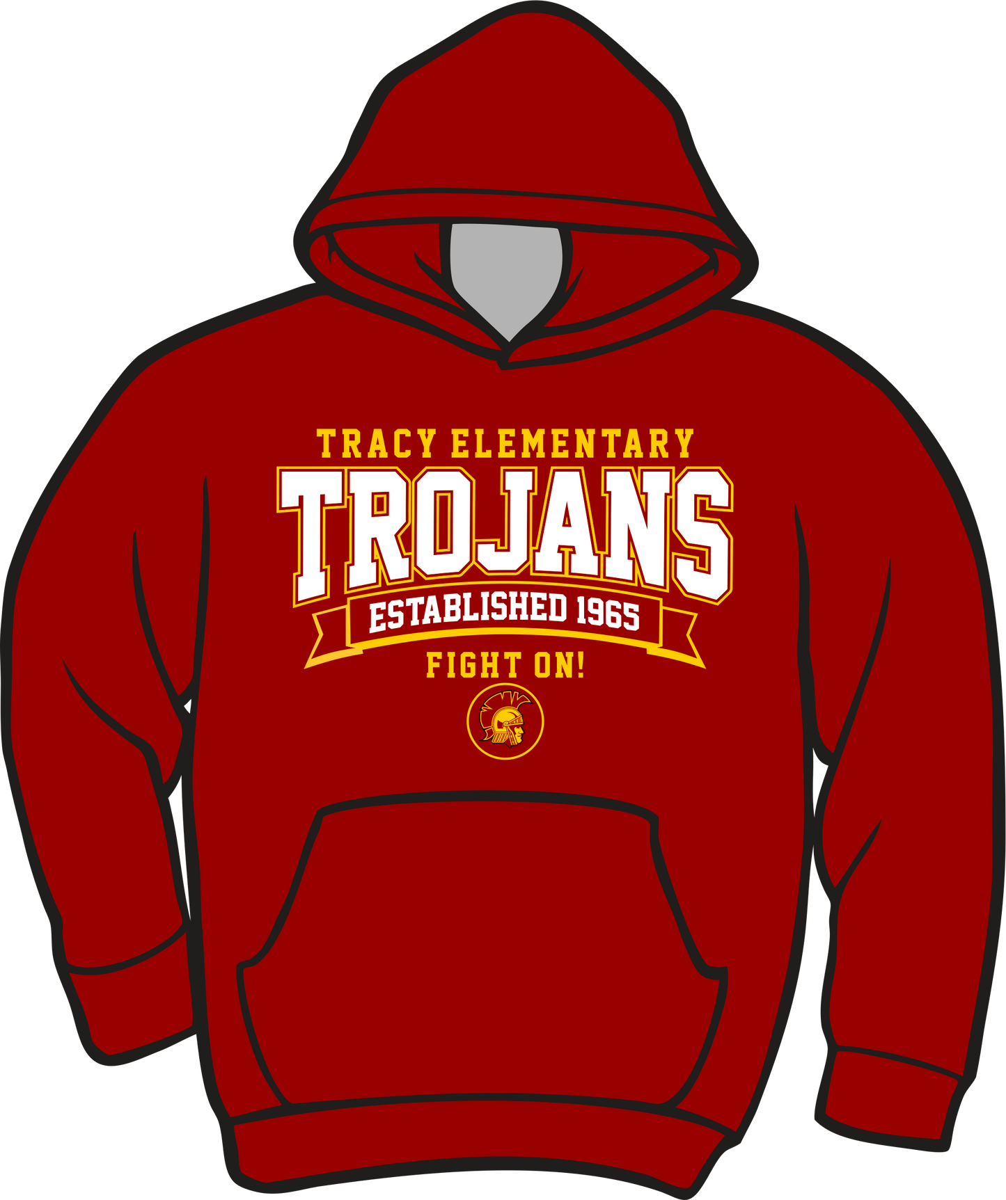 Tracy New Cardinal Hoodie