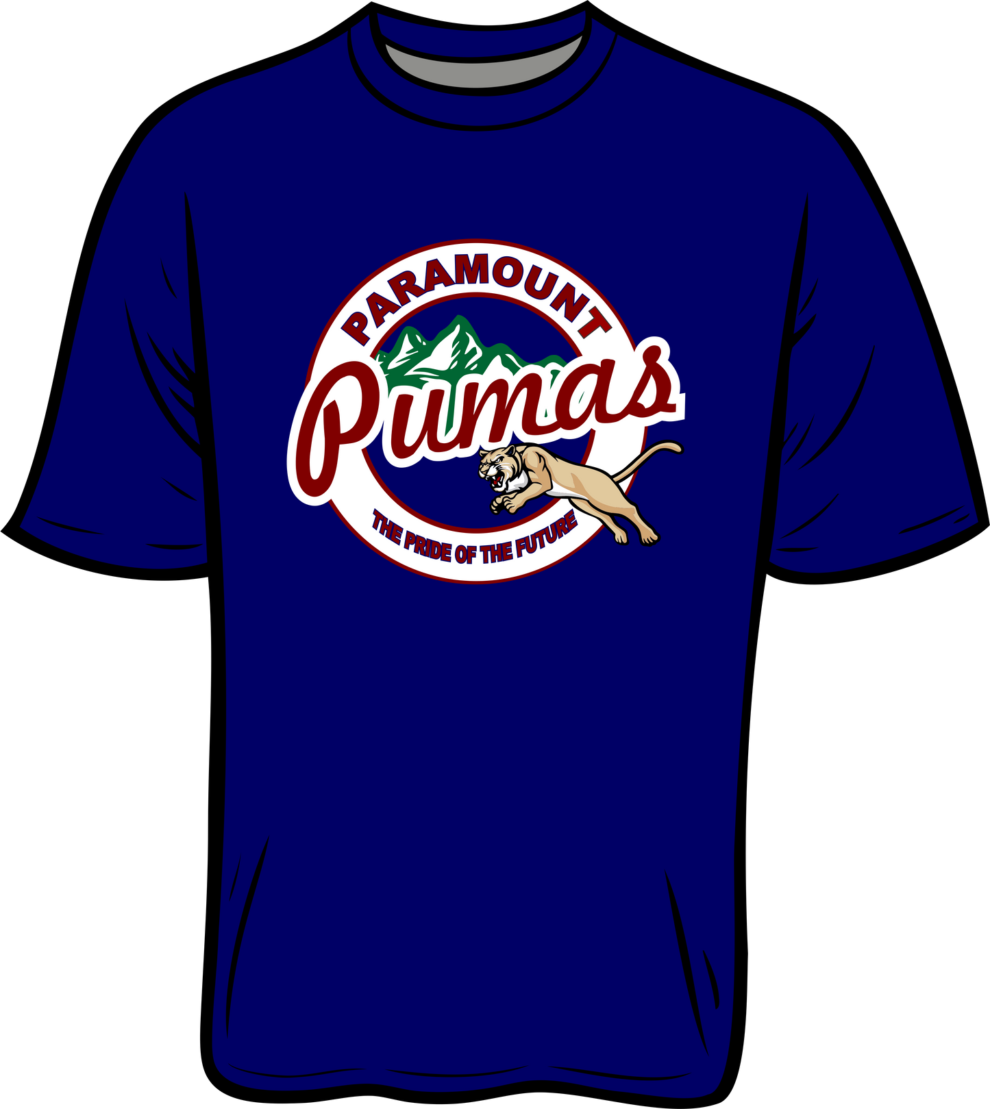 Paramount Navy School Shirt