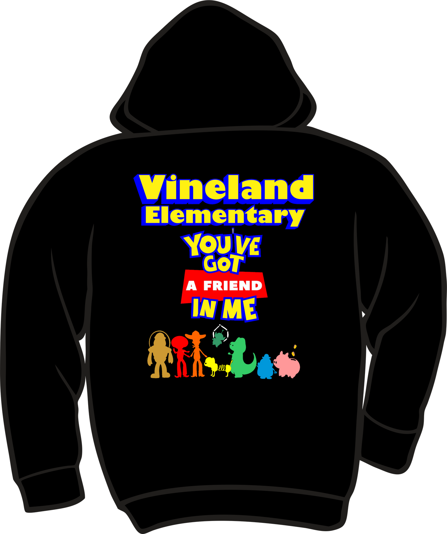 Vineland Black Hoodie Friend
