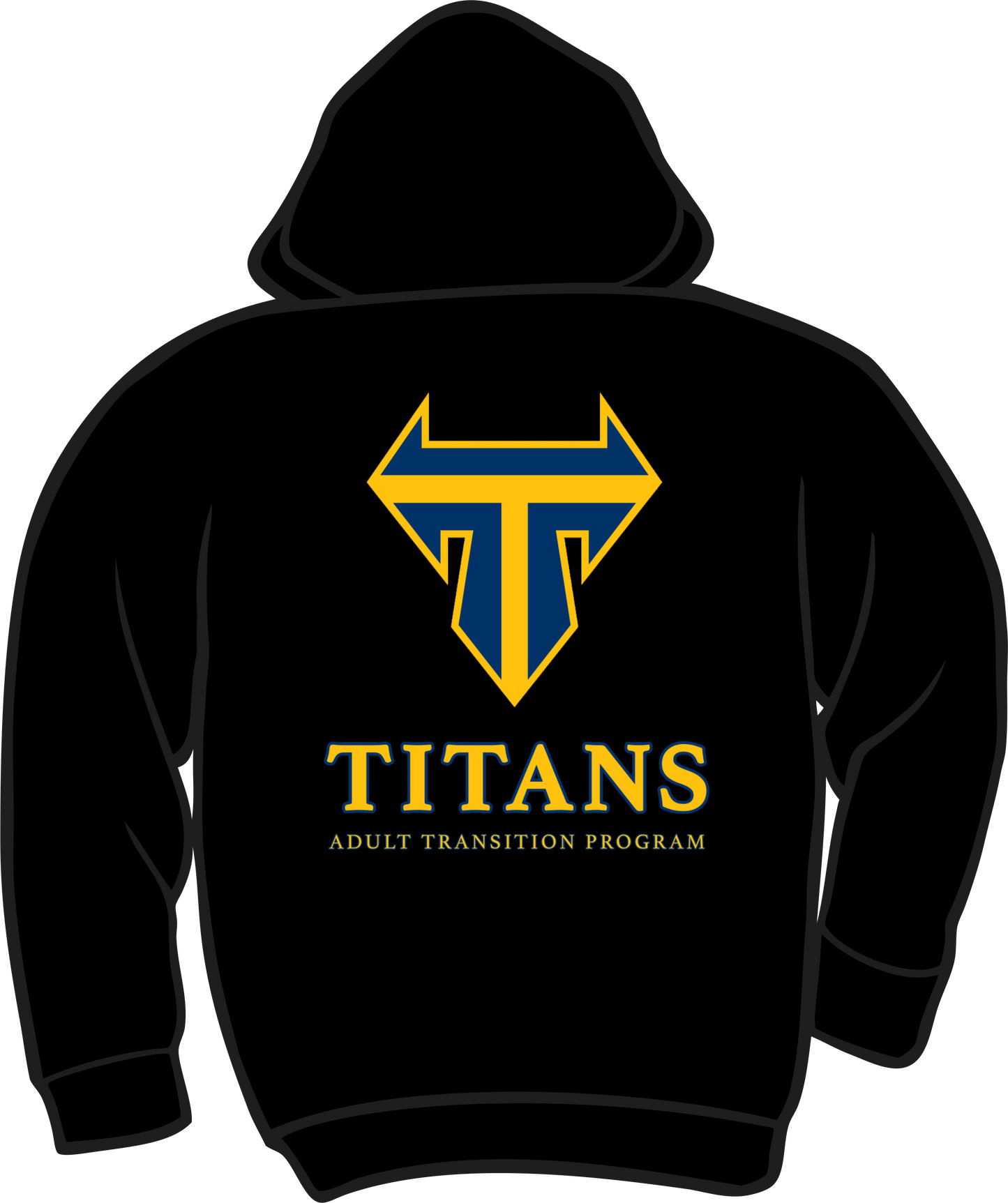 ATP Black Zip up Hoodie