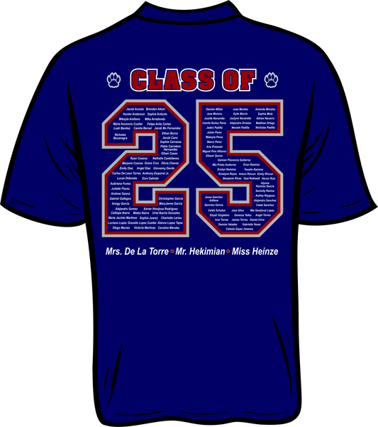 Paramount Class of 2025 Shirts