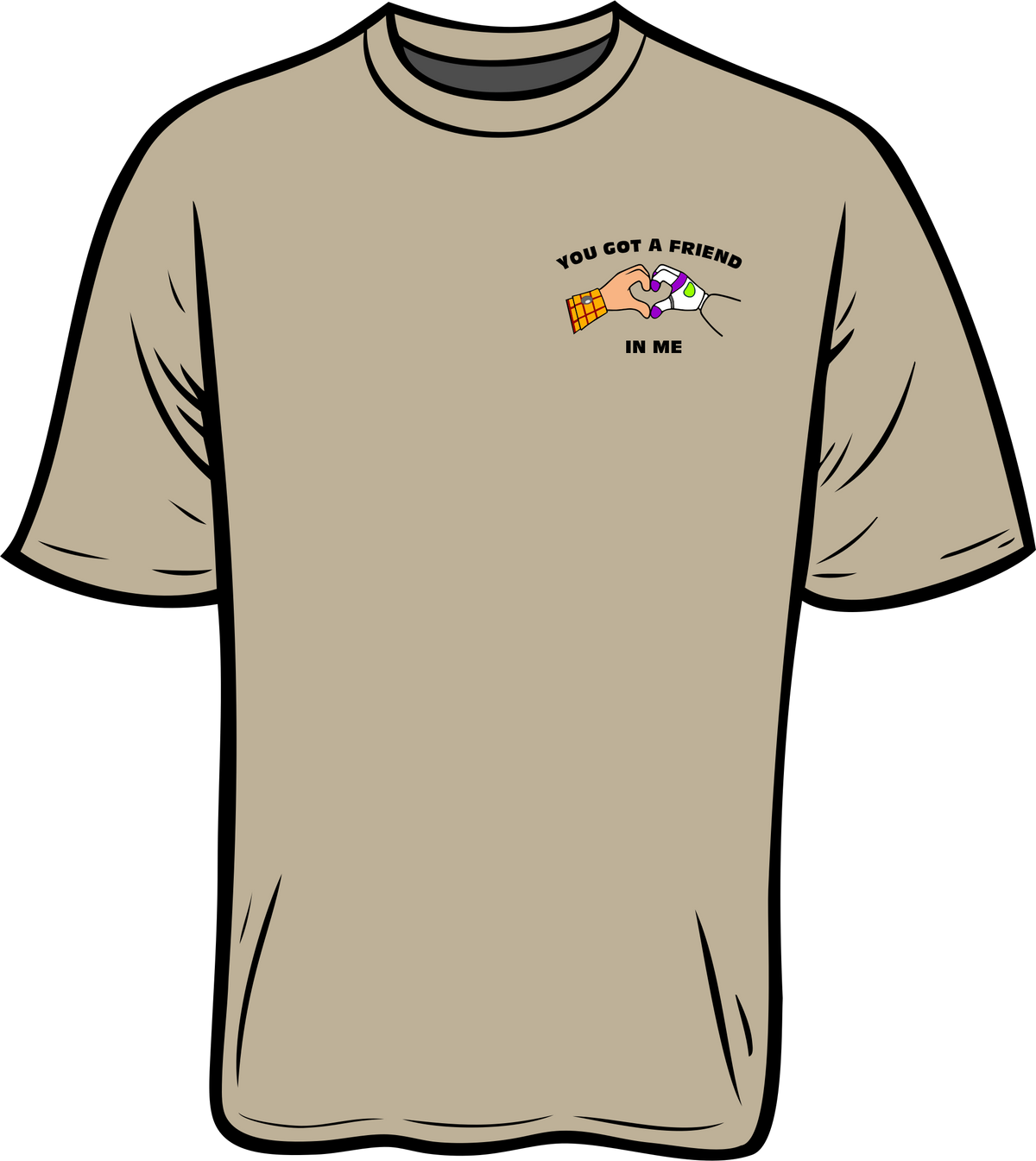Bursch Friend in me Fundraising shirt