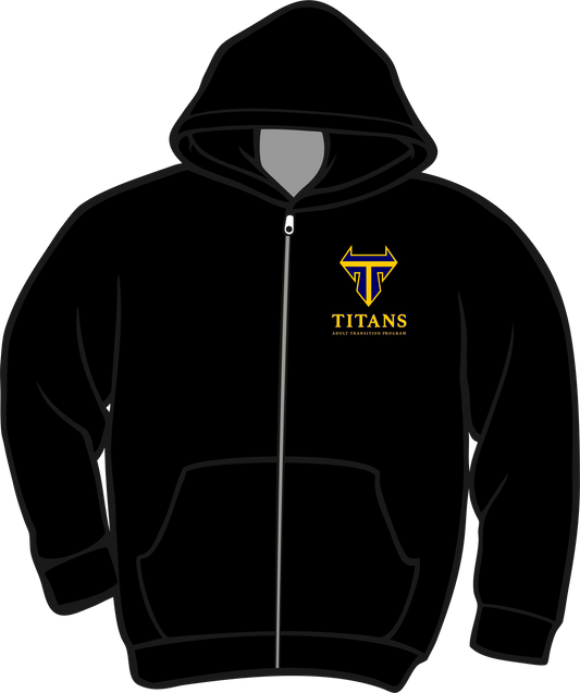 ATP Black Zip up Hoodie