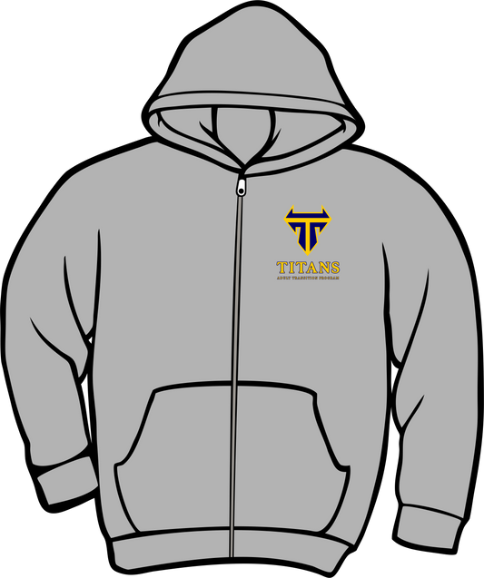 ATP Grey Zip Up Hoodies