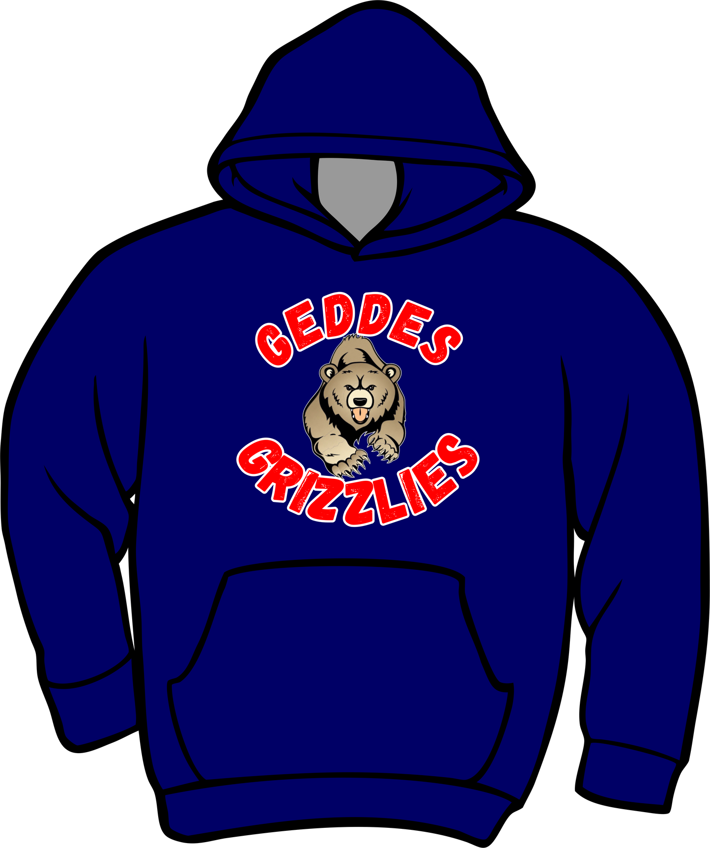 Geddes Navy Hoodie