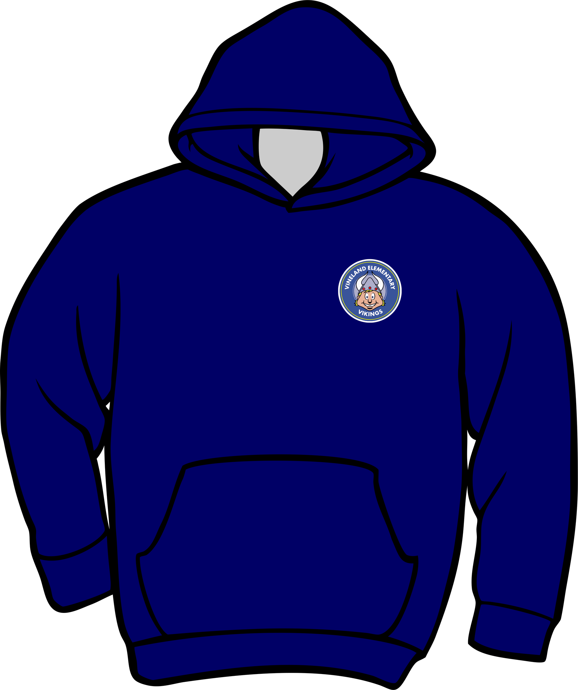 Vineland Navy Hoodie – MCPSchoolwear.com