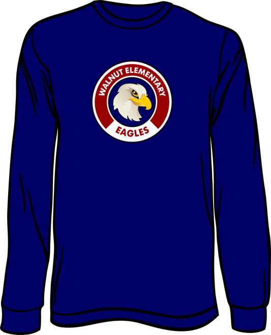 Walnut Navy Long Sleeve Shirt