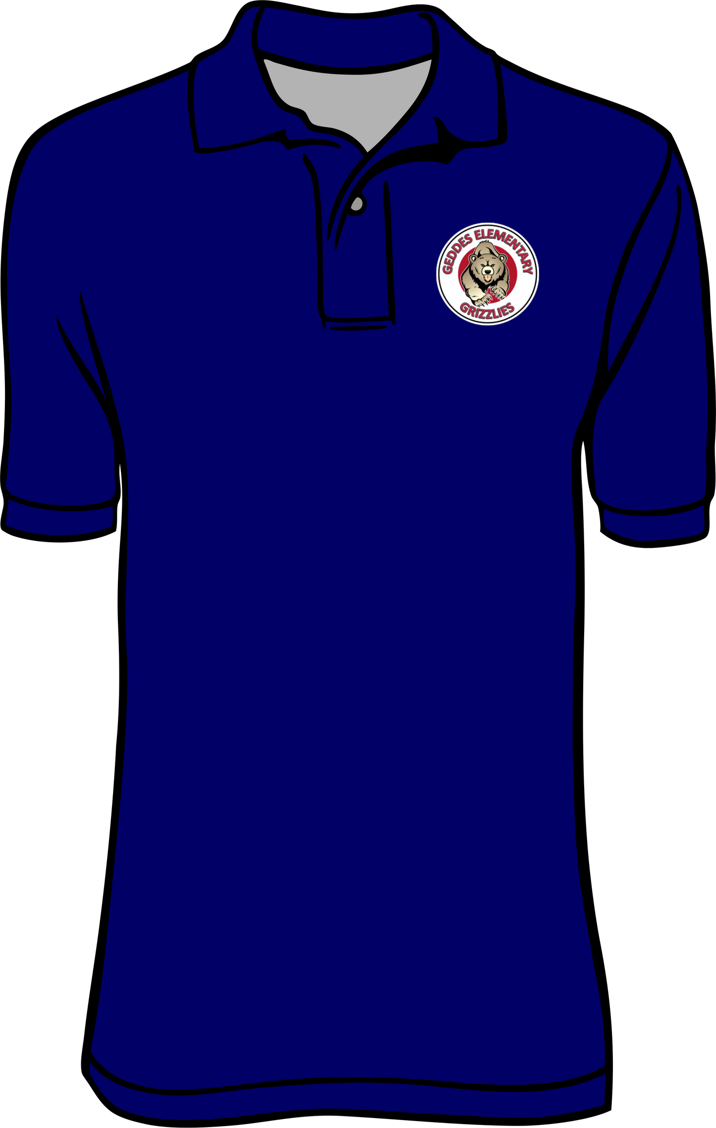 Geddes Navy Polo