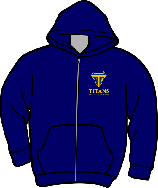 ATP NAVY Zip Up Hoodie