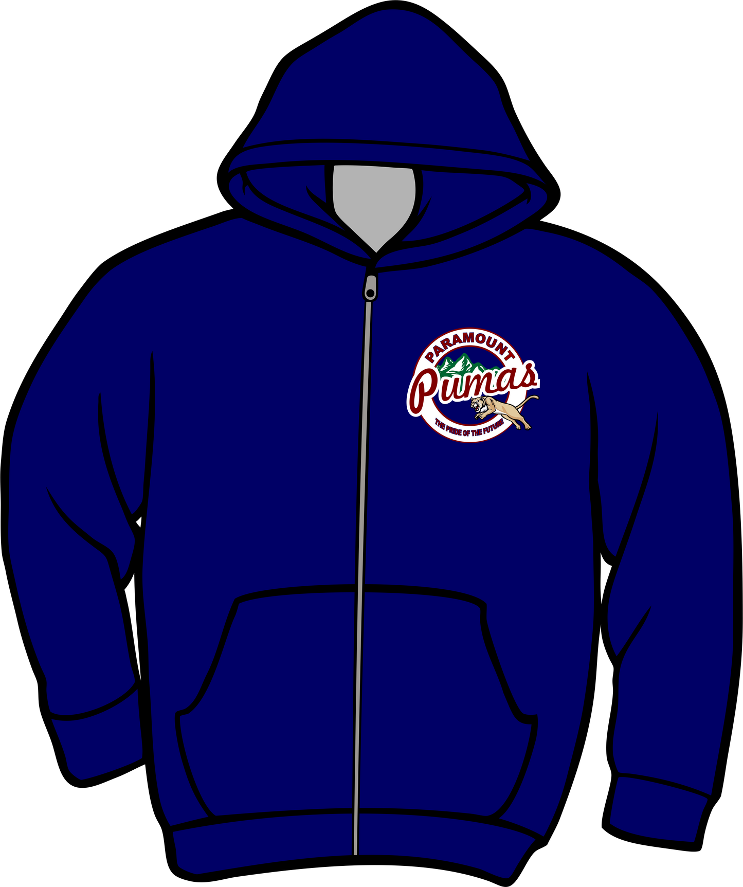 Paramount Zip Up Hoodie